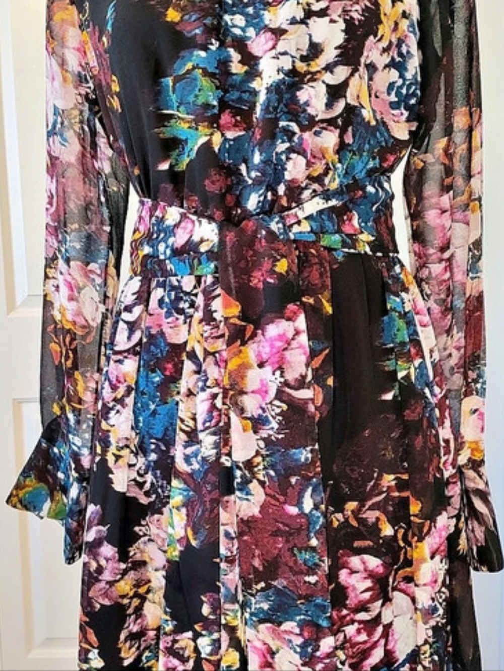 Who What Wear Floral Maxi Dress Size Small - Picture 8 of 14